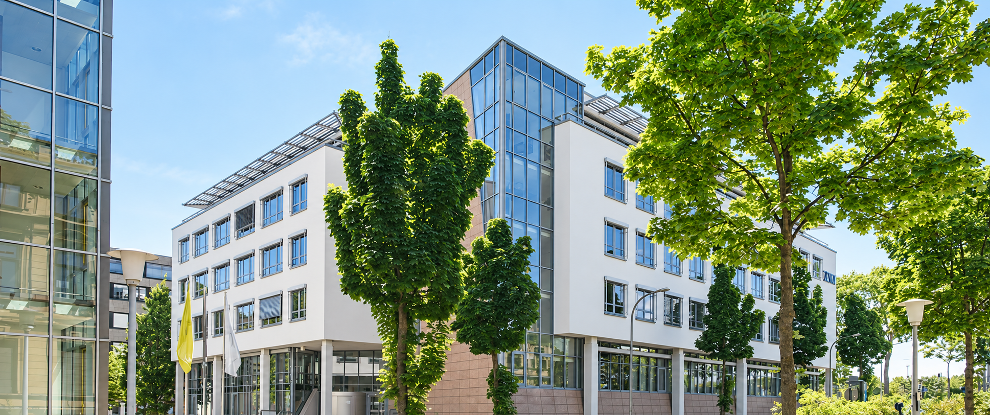 The headquarters of ZEW - Leibniz Centre for European Economic Research in Mannheim, Germany.